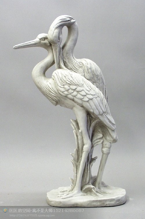 鹤动物雕塑摆件
