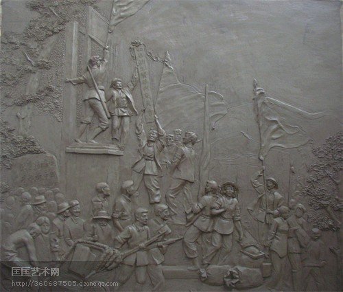 浮雕雕塑工农革命1